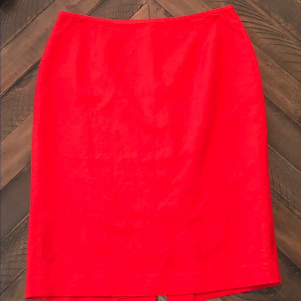 Bright Red Calvin Klein Skirt